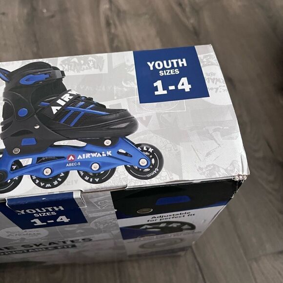 Airwalk Youth Inline Skate - Blue (1-4) - Picture 4 of 6